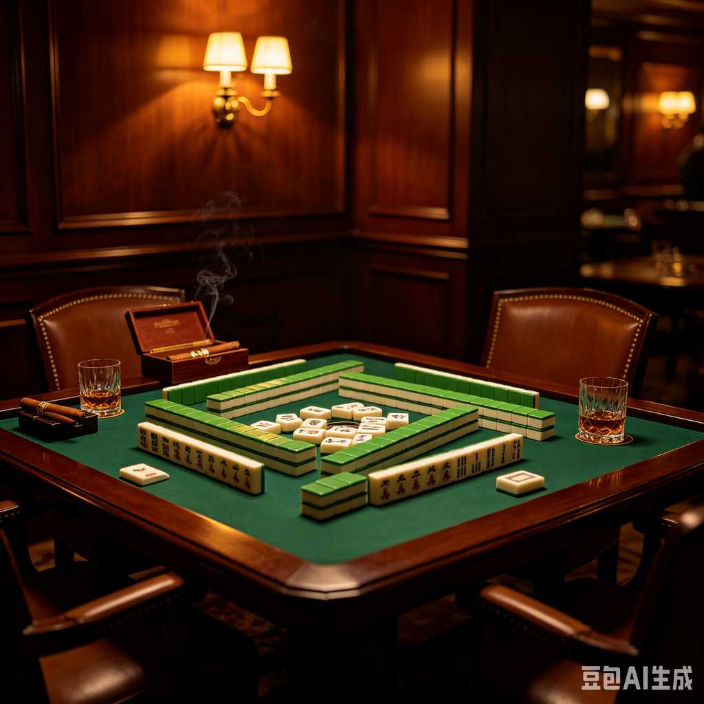 embossed mahjong set design