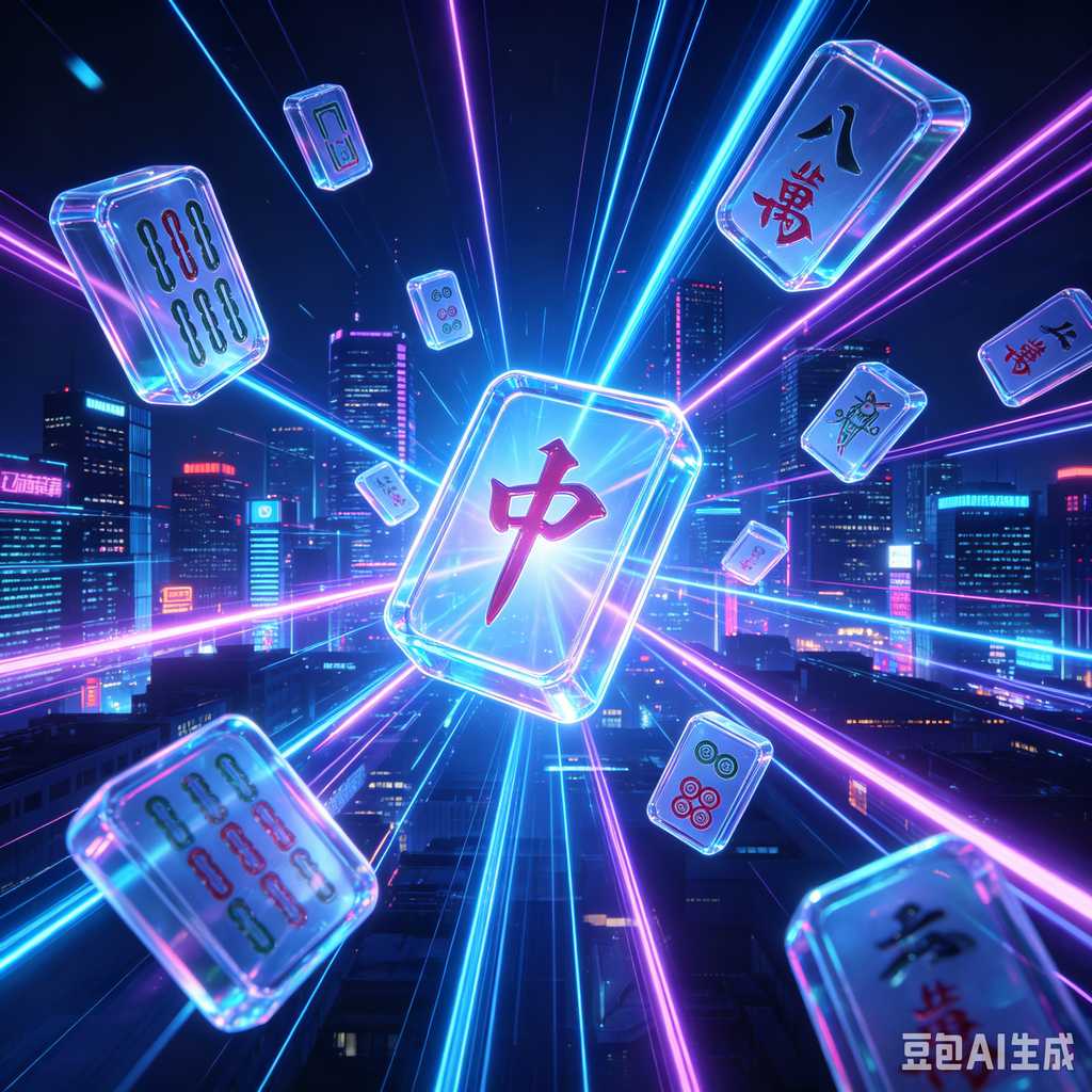 gradient pink mahjong tiles