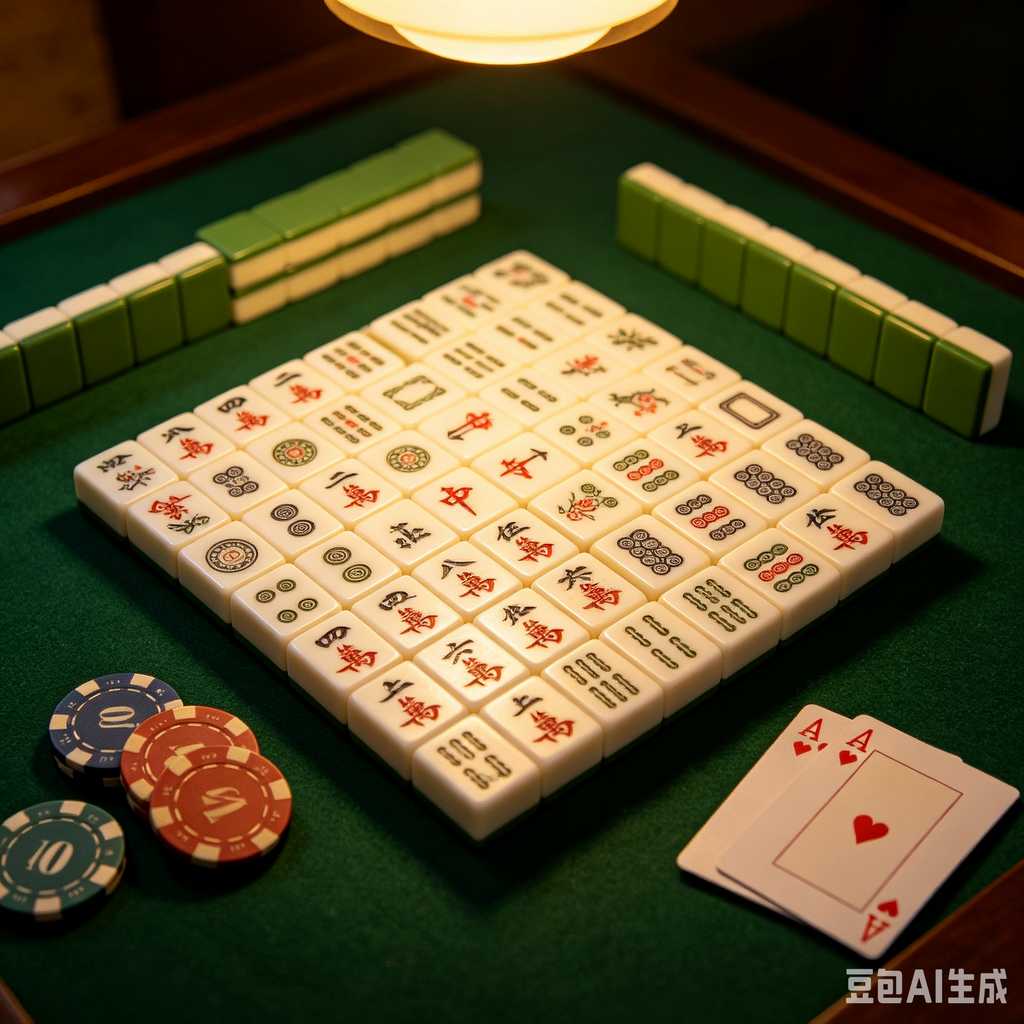 premium engraved mahjong set
